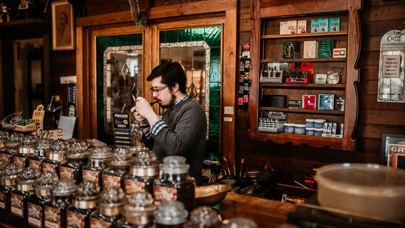 WHAT DOES A LOCAL TOBACCONIST HAVE TO OFFER?